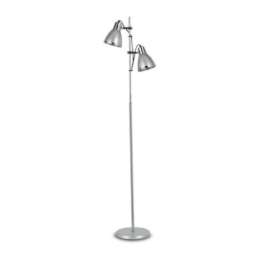 Lampada da terra ELVIS argento D240xH1600mm