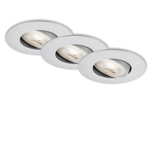 Lampada da raccolta a LED Ultraflache, Ø 9 cm, 5 W, Chrome-Matt