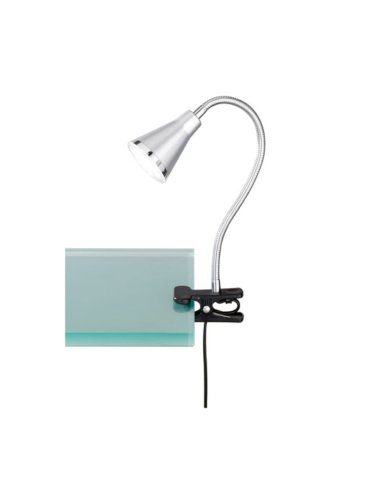 Lampada da Scrivania Led 3,8W Con Pinza Titanio Arras Trio Lighting