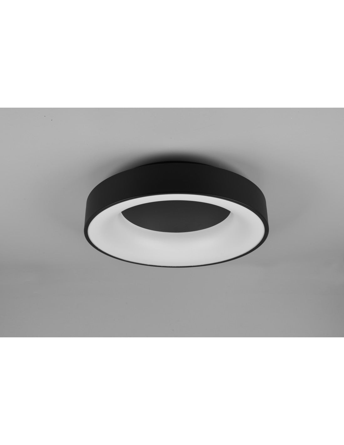 Plafoniera Girona Led 27w Dimmerabile Nero Ø45 cm Trio Lighting