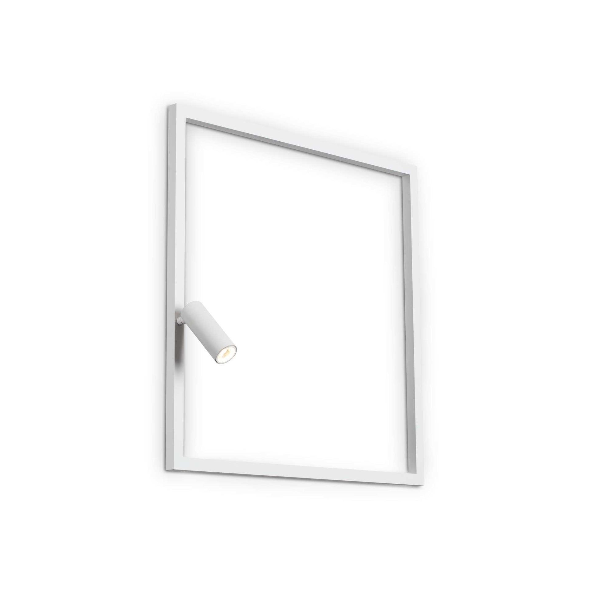 Lampada da parete SYNTESI AP Square Bianco - L 610 x H 600 x P 150 mm