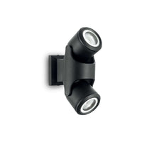 Lampada da soffitto nero L 90 x H min 140 - max 160 x P 240 mm