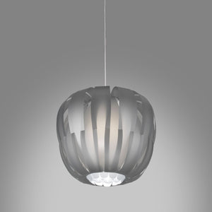 Sospensione 3 Luci Silver in Metallo Cromato Cm. 75 x 60h