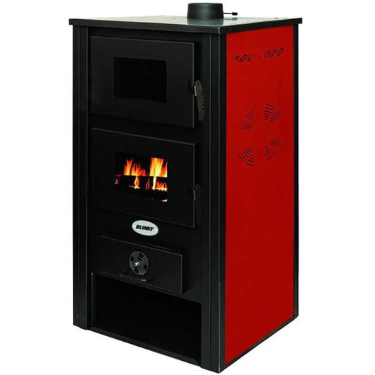 Stufa a legna con forno 575x460x1050 mm