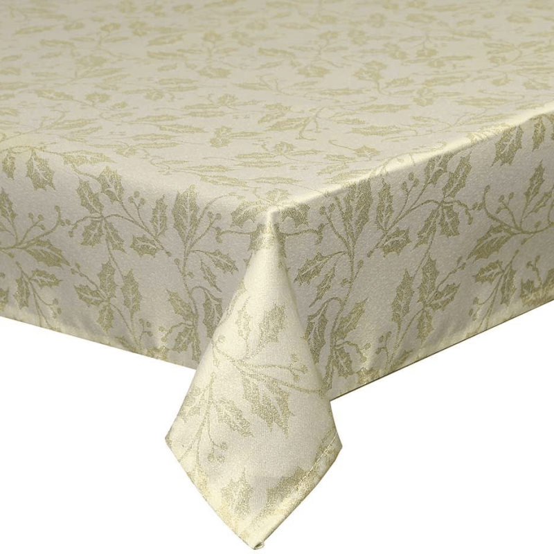 Tovaglia 140 X 240 Cm Poliestere Oro