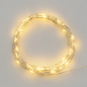 Catena 40 MicroLED CR2032 4m PDQ Luci di Natale