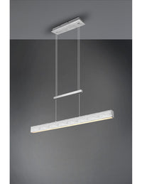 Sospensione Paros Doppia Emissione Led Dimmerabile Alluminio L90 cm Trio Lighting