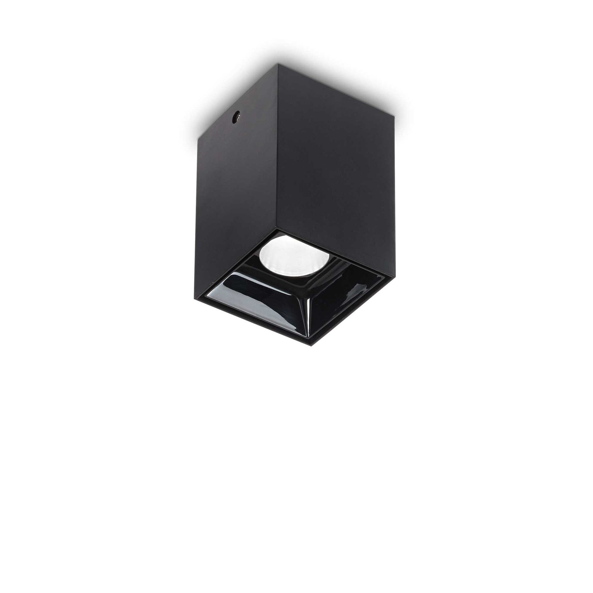 Lampada da soffitto nero L 55 x H 90 x P 55 mm