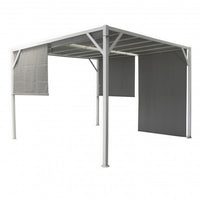 Gazebo cubo nero 300x300xH210 cm