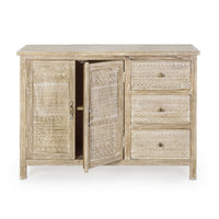 Credenza 2 ante 3 cassetti Mayra 110x40x80h cm