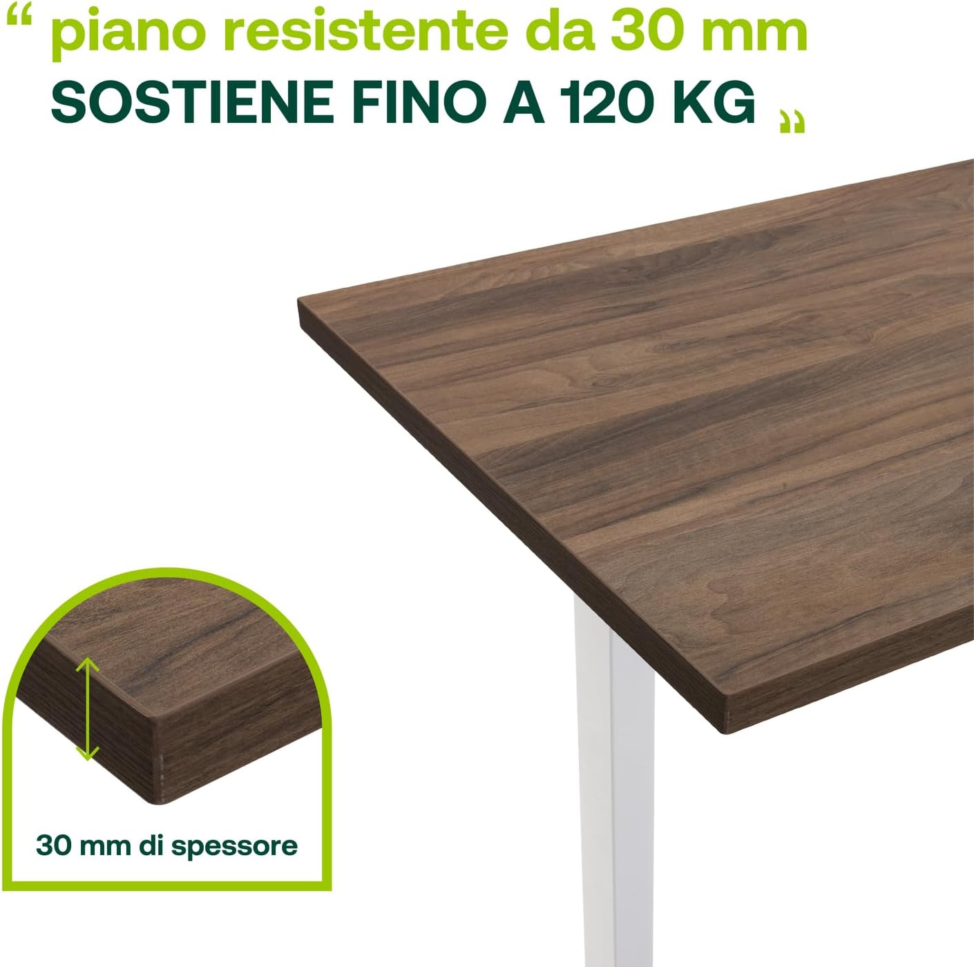 Scrivania Regolabile in Altezza con Motore e Display - 150x69 cm