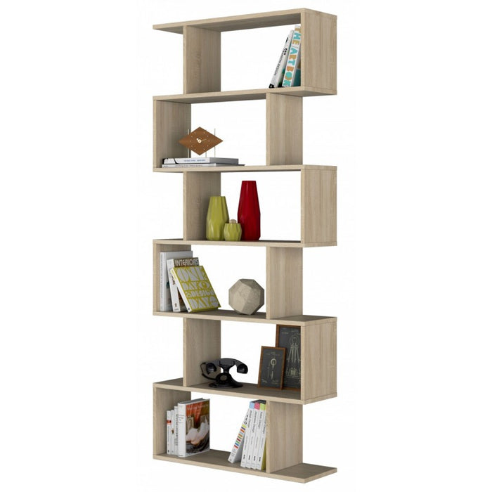 Libreria scomposta rovere arredo design cm 80 x 25 x 192 h