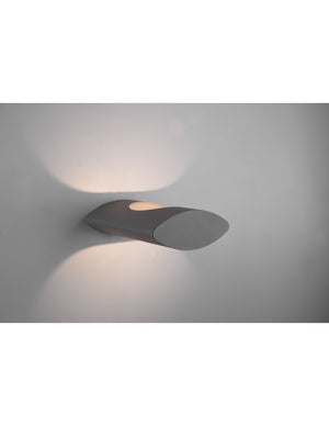 Lampada Applique IP54 Doppia Emissione Led Antracite Katun Trio Lighting