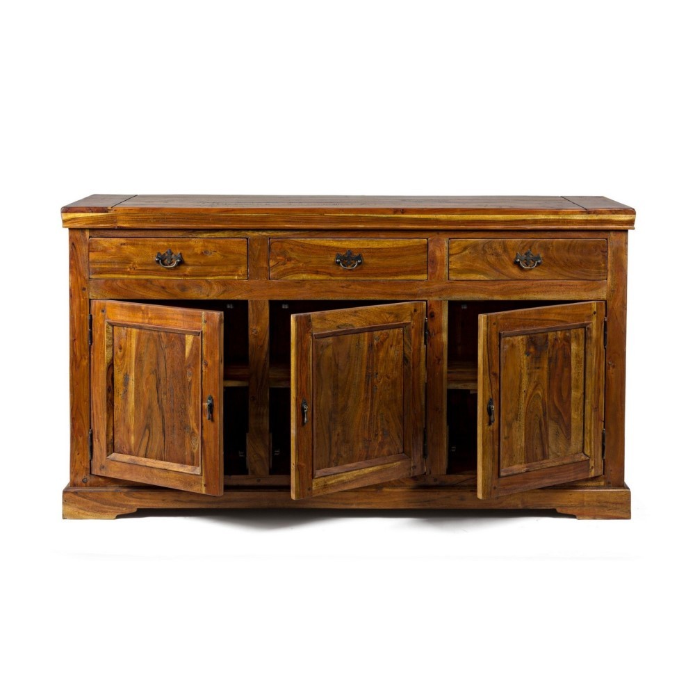 Credenza rustica Chateaux 3 ante 3 cassetti