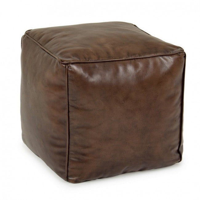 pouf mendez marrone 40x40