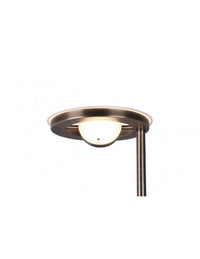 Piantana Led Moderna Con Luce Spot da Lettura Dimmerabile Barrie Ottone Trio Lighting