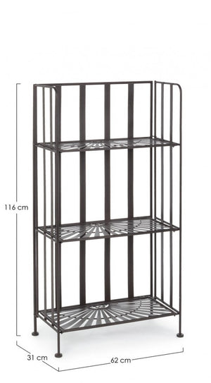 Scaffale 3P Ray Marrone 62X31X116H