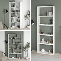 Libreria Wish estensibile angolare bianca 200h EFFEZ