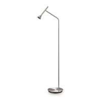 Lampada da terra nickel L 280 x H 1510 x P 450 mm