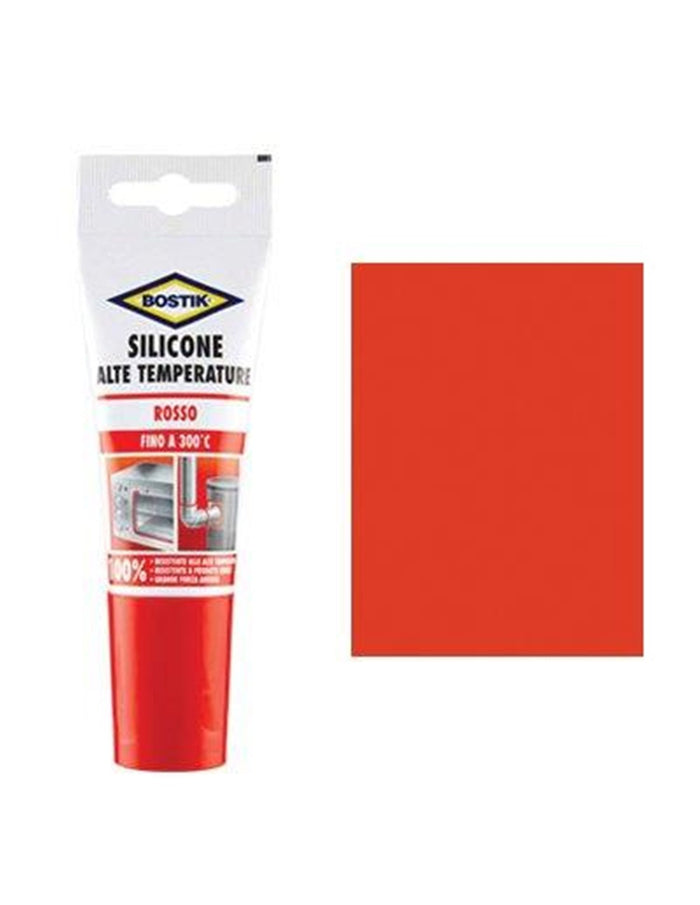 Tubo di silicone rosso Bostik ad alta resistenza termica da 60 ml.