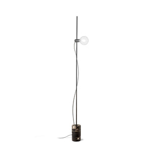 Lampada da terra nero L 130 x H 1805 mm