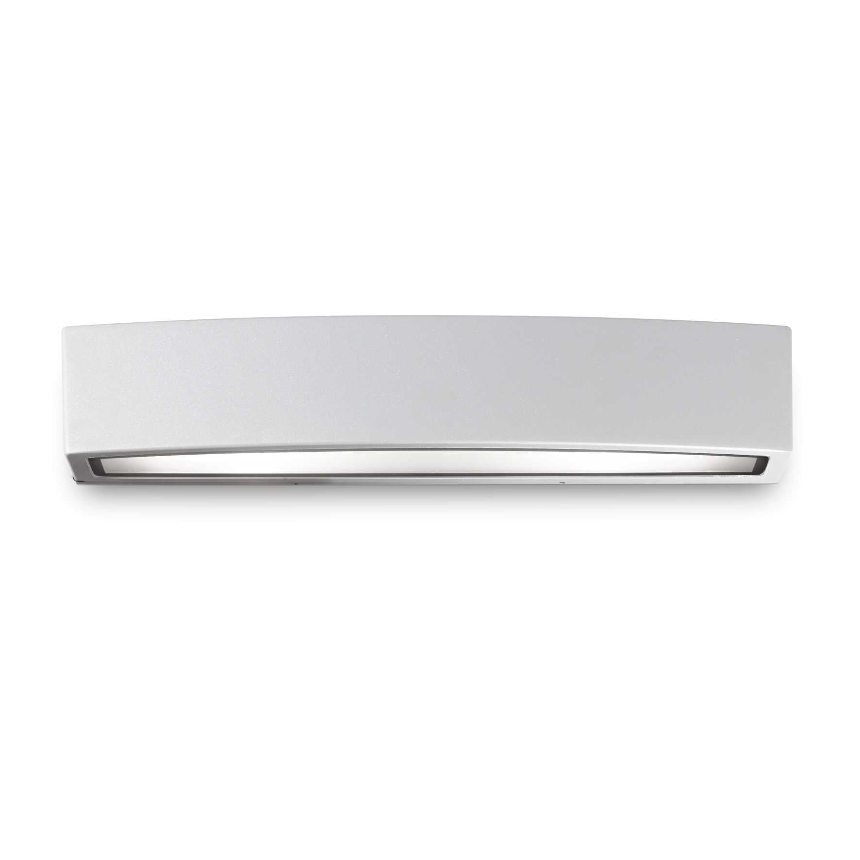 Lampada da parete Andromeda AP2 grigio - L 450 x H 80 x P 95 mm