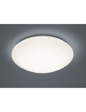 Plafoniera Moderna Pollux Bianca IP44 con Sensore Trio Lighting