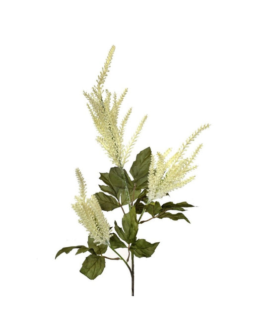 Ramo astilbe artificiale x3 - h. 1 mt - crema