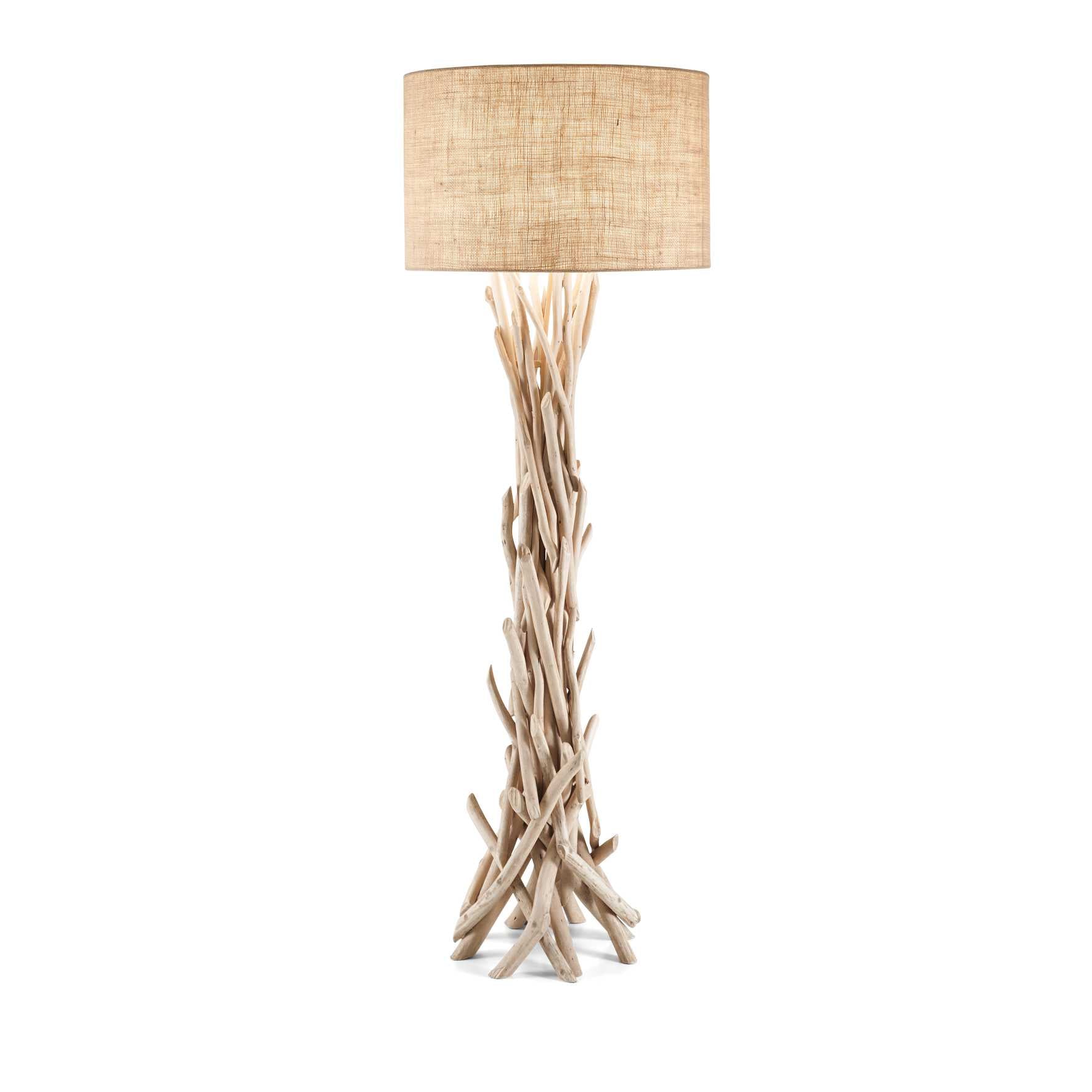 Lampada da terra legno D 550 x H 1575 mm