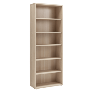 Libreria Davinci alta con 6 vani rovere