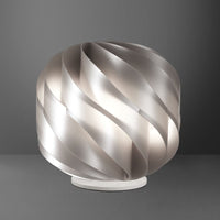 Lampada da Tavolo LAP Silver in Plastica Cm. 25 x 24 h