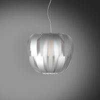 Sospensione 3 Luci Silver in Metallo Cromato Cm. 75 x 60h