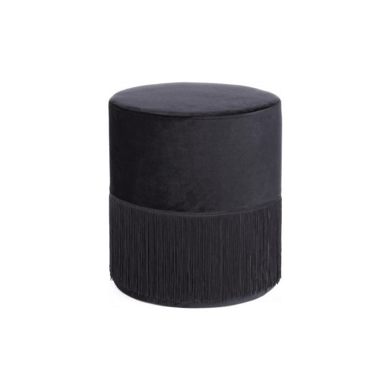 Pouf Leilani Nero D.38 Bizzotto