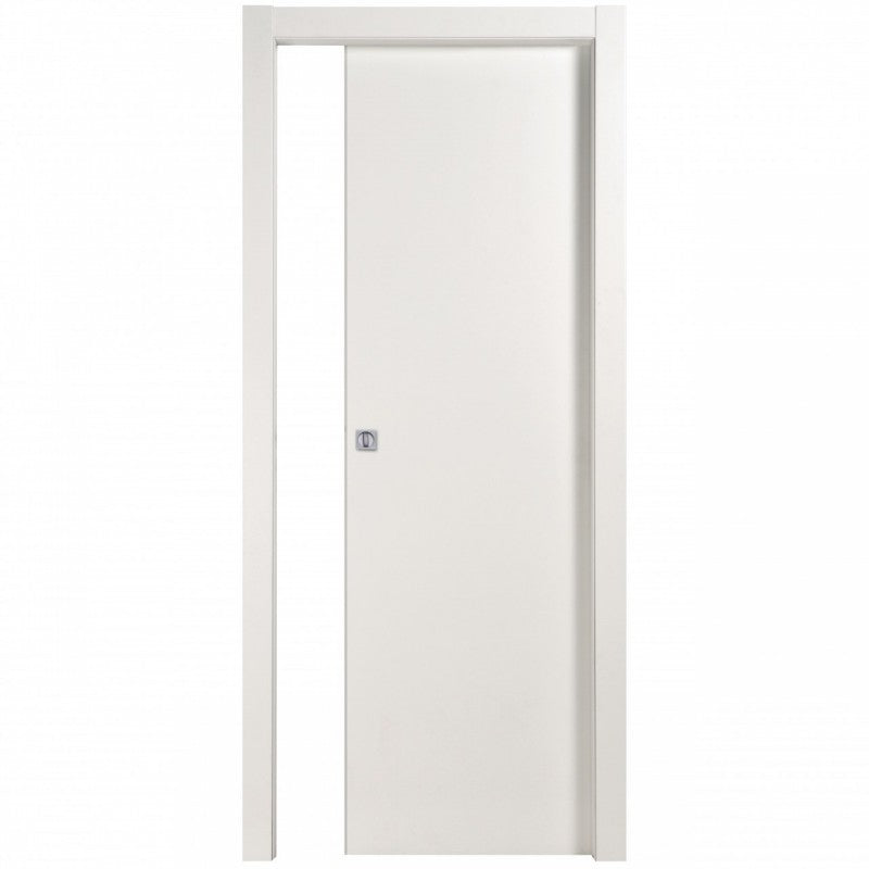 Porta Scorrevole Microtec Bianca Cm.  210 x 70