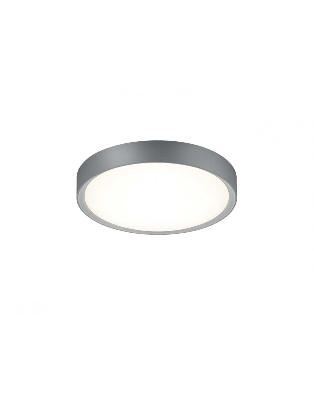 Plafoniera Rotonda Clarimo Led Dimmerabile Alluminio IP44 Ø33 cm Trio Lighting