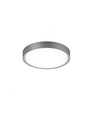 Plafoniera Rotonda Clarimo Led Dimmerabile Alluminio IP44 Ø33 cm Trio Lighting