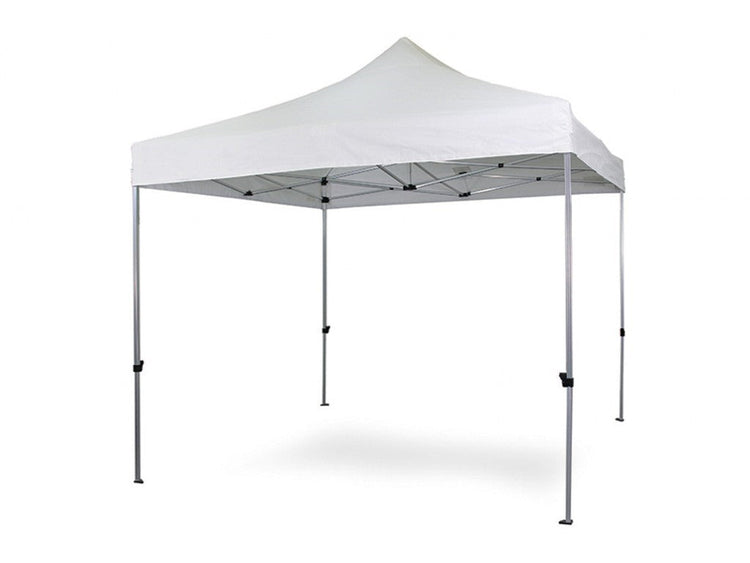 Gazebo richiudibile pieghevole in alluminio 3 X 3 PVC Bianco impermeabile