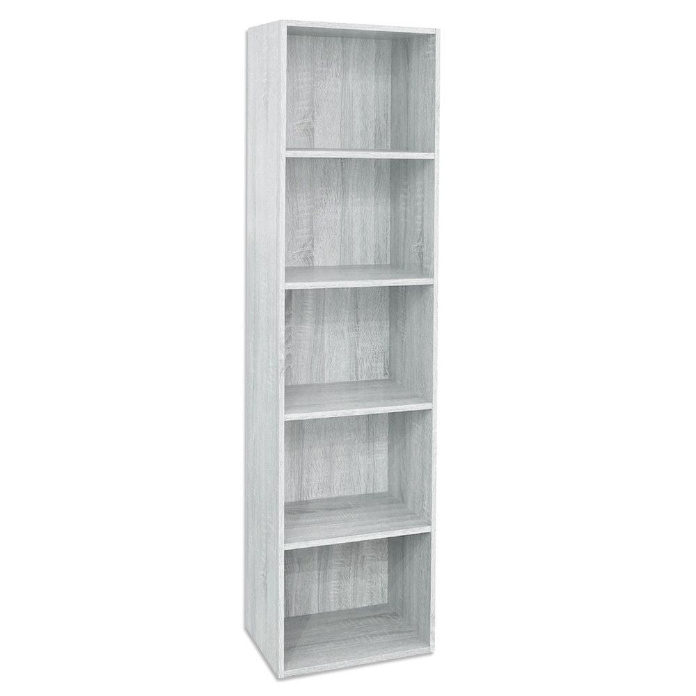 Libreria in legno 5 ripiani scaffale Bianco L 40 x H 29 x H 172 cm