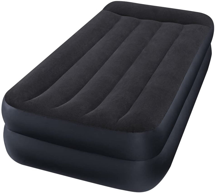 INTEX Materasso materassino gonfiabile letto singolo doppio strato con pompa integrata 99X191X42H cm 405131