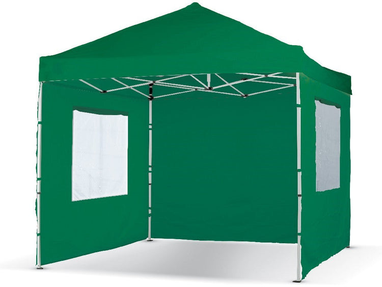 Kit 4 teli laterali di ricambio 3 X 3 verde per gazebo richiudibile Easy