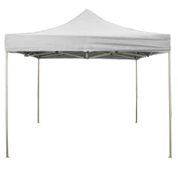 Telo laterale 6x2mt bianco impermeabile per gazebo richiudibile 3x6mt