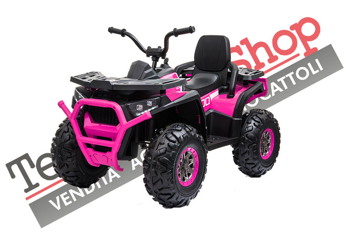 Quad Elettrico per Bambini ATV  2.0 12V con Radiocomando colore Rosa