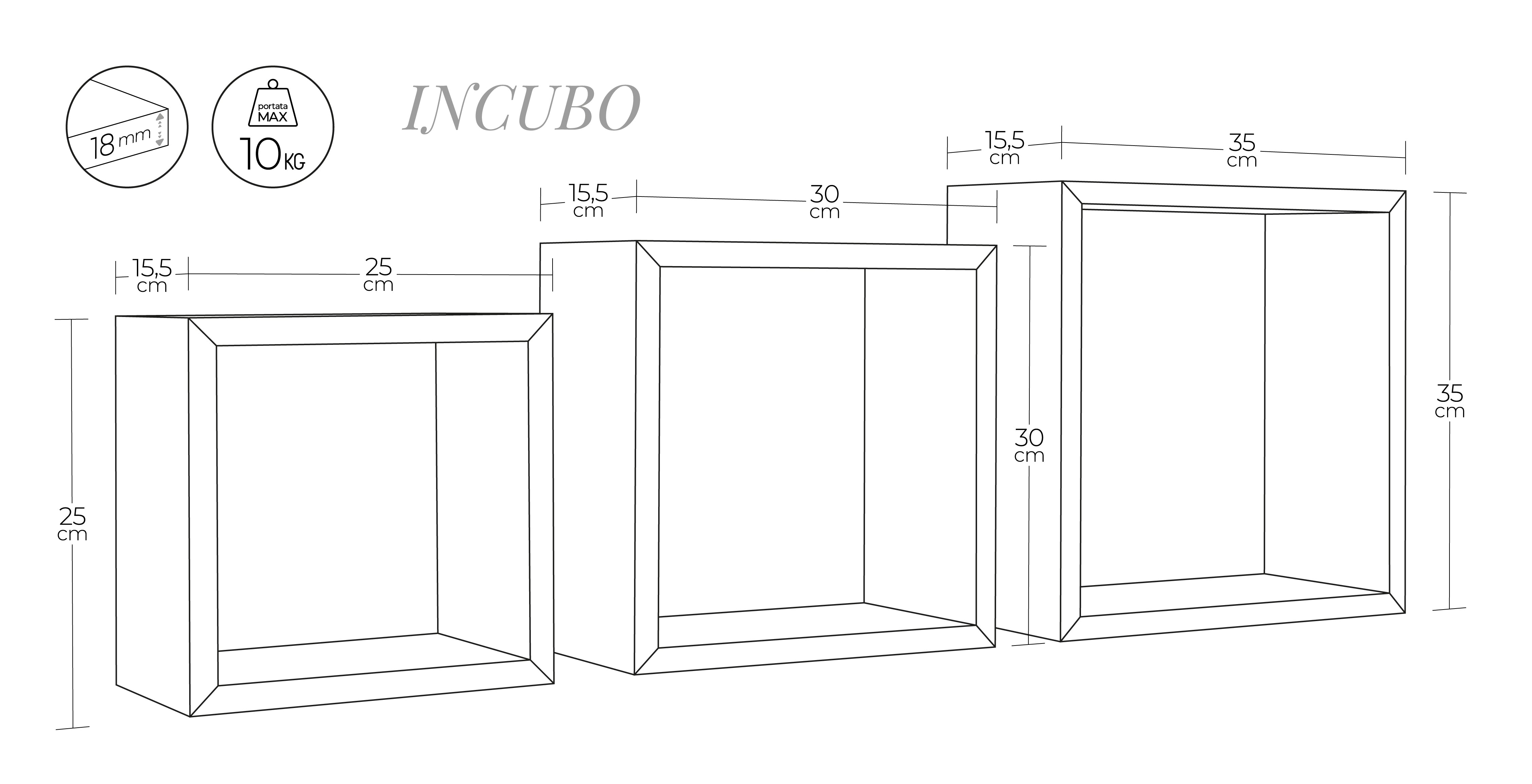 SANITEC Incubo Rovere tabacco