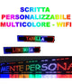 Insegna Luminosa A Led Scritta Personalizzata Scorrevole Tabella 100 X 20 Cm         