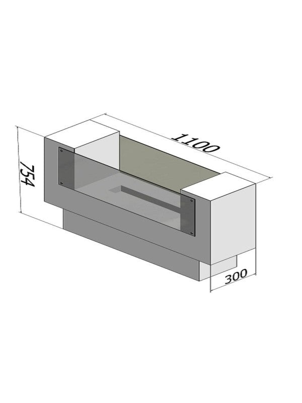 INSIGNIO - Biocamino Da Pavimento Freestanding