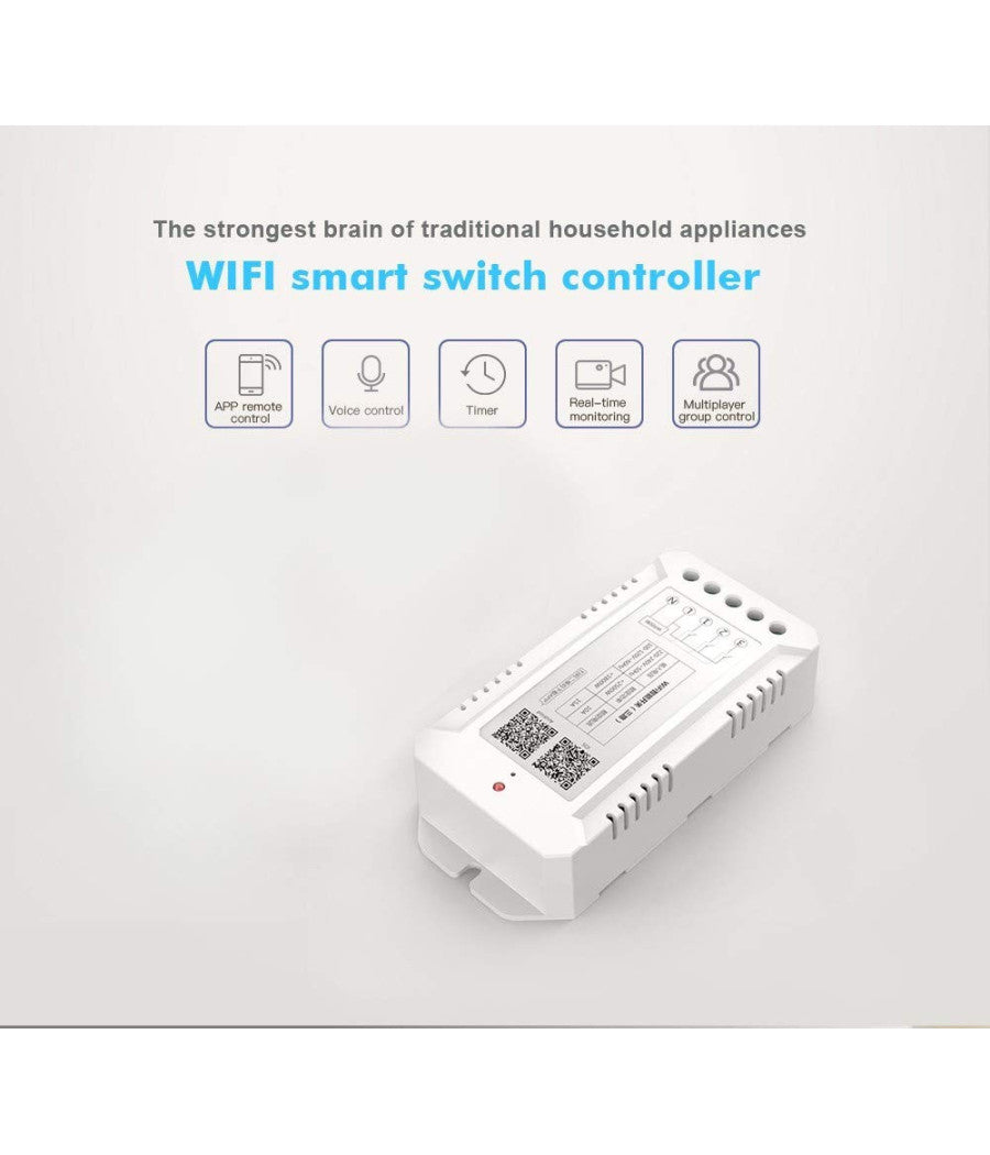 Interruttore 3ch Rf 433 Mhz Wifi Smart Switch 3 Modalità  Di Lavoro Gang Domotica         