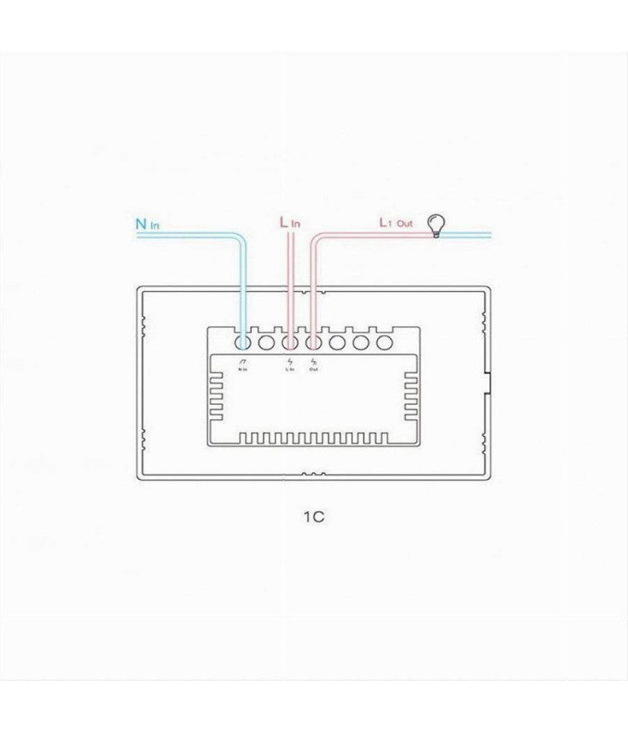 Interruttore Sonoff Smart 1 Canale Controller Wireless Placca Touch Domotica T3us1c         