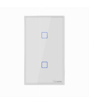 Interruttore Sonoff Smart 2 Canale Controller Wifi Placca Touch Domotica T2us2c         