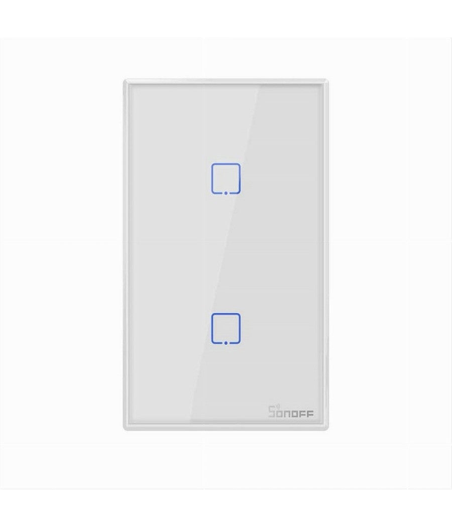 Interruttore Sonoff Smart 2 Canale Controller Wifi Placca Touch Domotica T2us2c         