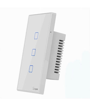 Interruttore Sonoff Smart 3 Canale Controller Wifi Placca Touch Domotica T2us3c         